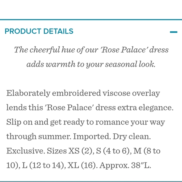 🆕🌿SUNDANCE ROSE EMBROIDERED DRESS🌿 - Picture 5 of 5